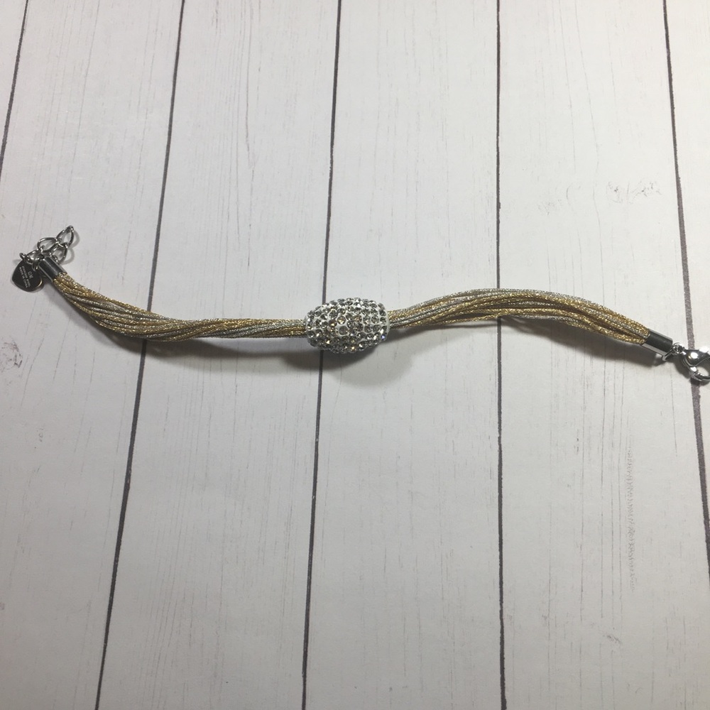GM Metallic and Crystal Bracelet